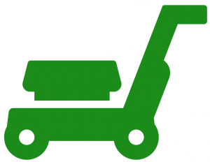 An image icon of a lawn mower