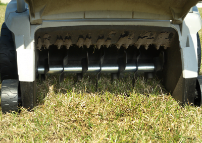 An image of a lawn aeration machine